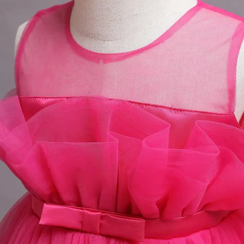 Vista 3 de HNXDYY Baby Girl Tulle Dress Baby Birthday Party Dress Tutu Dresses for Toddler Girls