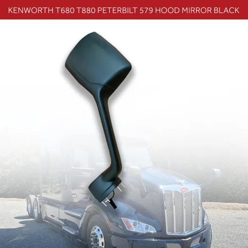 Vista 4 de Compatible con Kenworth T680 T880 Peterbilt 579 - Espejo de capó, color negro, lado derecho 2010 a 2019