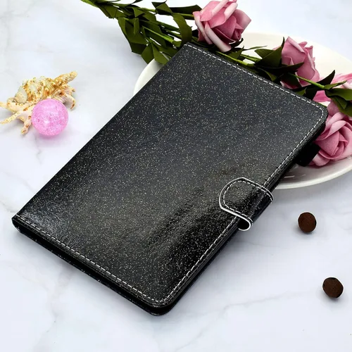 Vista 8 de REASUN Funda para Galaxy Tab A7 Lite de 8.7 pulgadas, piel sintética de alta calidad con ranuras para tarjetas, funda con soporte multiángulo