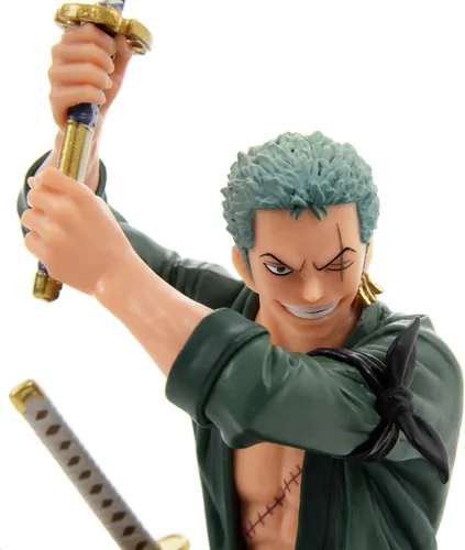 Vista 3 de Banpresto One Piece Swordsmans Moment Volume 1 Roronoa Zoro Figura