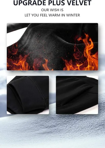 Vista 7 de Pantalón de vellón de deporte THE GYM PEOPLE para hombre, con bolsillos profundos, pantalón de deporte holgado para entrenamiento o correr