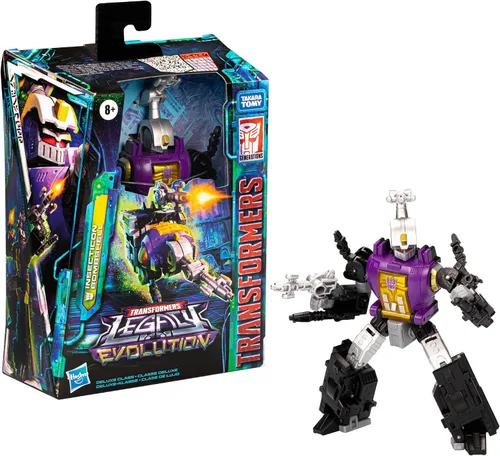 Vista 4 de Transformers Toys Legacy Evolution Deluxe Class Insecticon Bombshell Toy de 5.5 pulgadas, figura de acción para niños y niñas a partir de 8 años