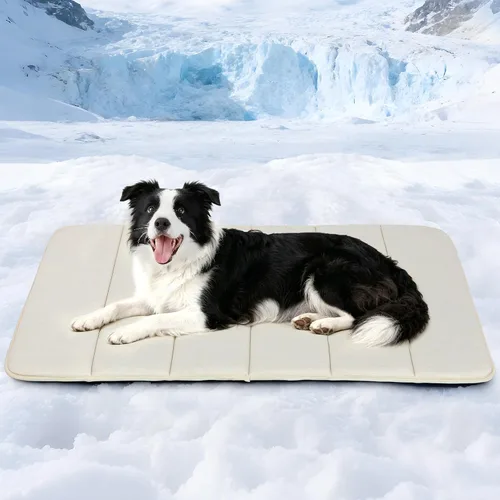 Vista 24 de Tapete refrescante para perros pequeños, almohadilla ortopédica de espuma viscoelástica de 24 x 18 pulgadas para verano, QMAX>0.5, almohadilla