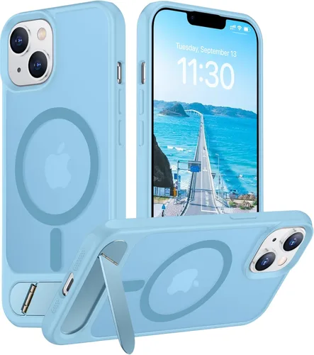 Vista 59 de Funda para iPhone 11 con compatibilidad magnética, [Soporte invisible incorporado][Compatible con MagSafe]