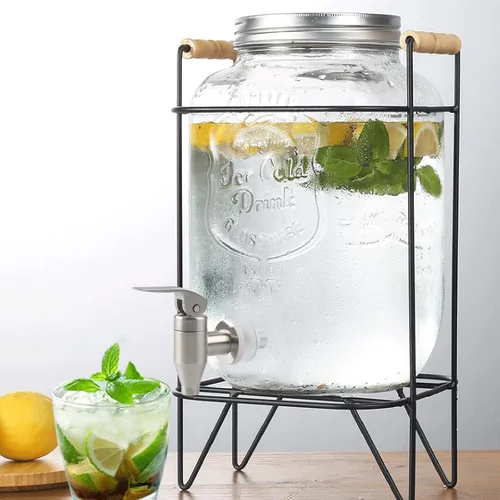 Vista 6 de Grifo de repuesto de acero inoxidable para té solar, agua, jugo o varias bebidas