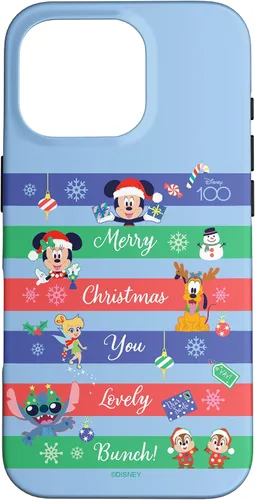 Vista 20 de Funda para iPhone 16 Disney 100 Mickey & Friends Merry Christmas You Lovely Bunch