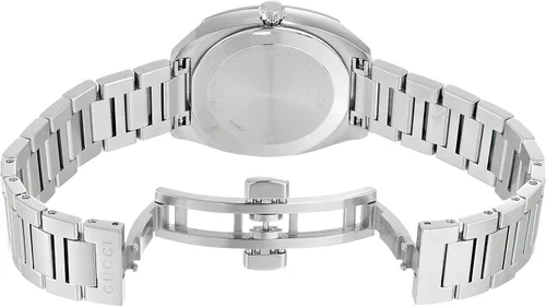 Vista 5 de Gucci Reloj de cuarzo suizo de acero inoxidable vestido de plata para mujer Modelo YA142503