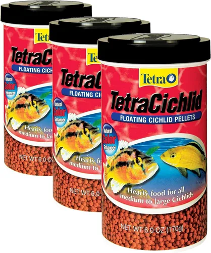 Vista 13 de TetraCichlid Palitos Flotantes para Cíclidos 5.65 Onzas, Dieta Nutricionalmente Equilibrada
