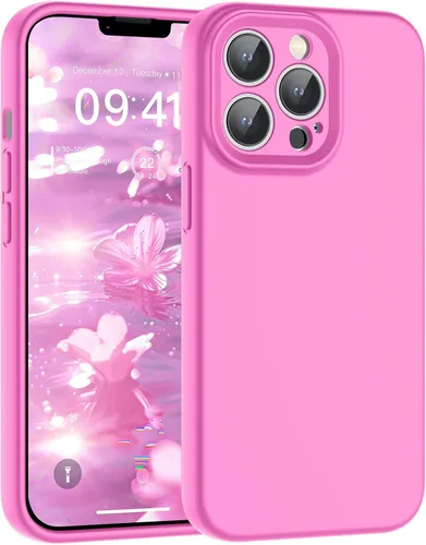 Vista 11 de SUPFINE - Funda diseñada para iPhone 12, silicona líquida premium con [forro de microfibra suave antiarañazos][protección de cámara mejorada], funda