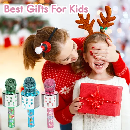 Vista 7 de Niskite Micrófono de juguetes para niñas pequeñas: ideas de regalos de cumpleaños para niñas de 2, 3, 4 años