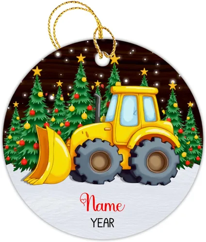 Vista 9 de Adorno de Navidad de ambulancia 2023, adorno de ambulancia personalizado con nombre y año, adorno paramédico personalizado, decoración colgante