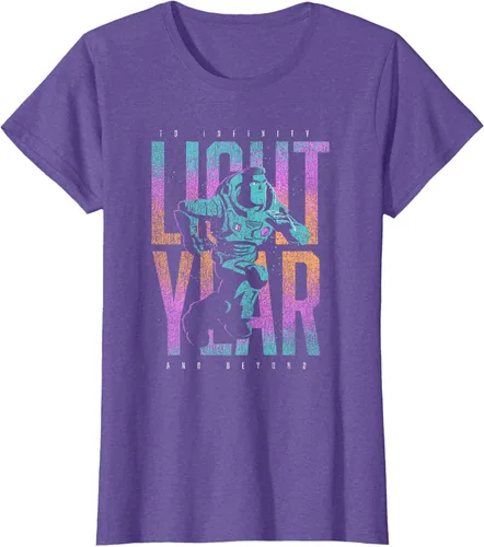 Vista 19 de Disney Pixar Lightyear Buzz Lightyear To Infinity And Beyond Camiseta, Negro