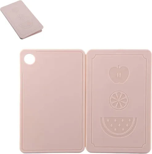 Vista 7 de Pequeña tabla de cortar, tabla de cortar de cocina plegable para cocina plástico fruta rosa mini