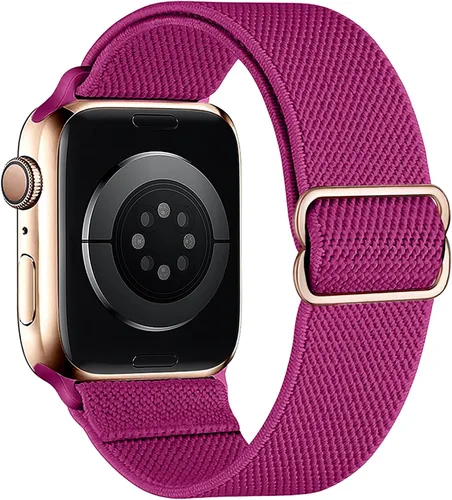 Vista 28 de Correas elásticas de nailon compatibles con Apple Watch de 1.496 pulgadas, 1.575 pulgadas, 1.614 pulgadas, 1.654 pulgadas, 1.732 pulgadas, 1.732