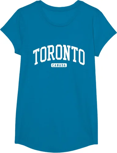 Vista 75 de Camiseta estilo universitario de Toronto Canada, Negro