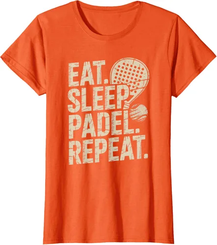 Vista 44 de Camiseta Eat Sleep Padel Repeat Padel Jugador de Tenis