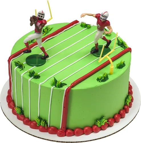 Vista 5 de Decoración de pasteles DecoSet con touchdown de fútbol americano