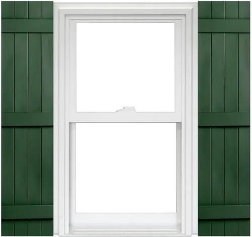 Vista 8 de Polaris Homeside 4 Board and Batten Joined Vinyl Shutters - 1 par de persianas de vinilo de 14-1/2 pulgadas x 31 pulgadas - 022 Chocolate
