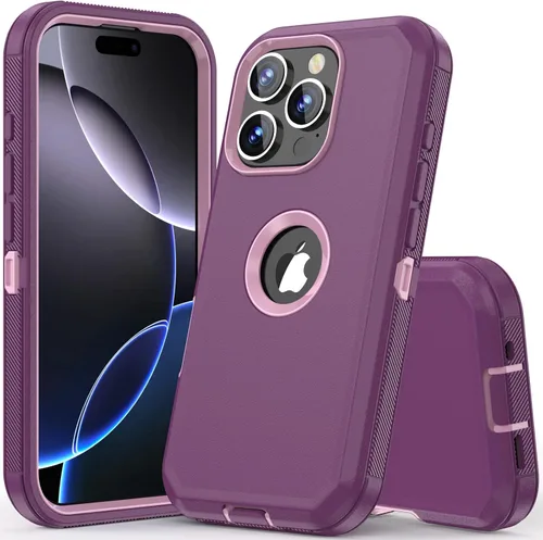 Vista 14 de COOYA Funda para iPhone Air de Protección Completa del Cuerpo contra Caídas, Funda Resistente a Prueba de Golpes de 3 Capas, Híbrida de Servicio