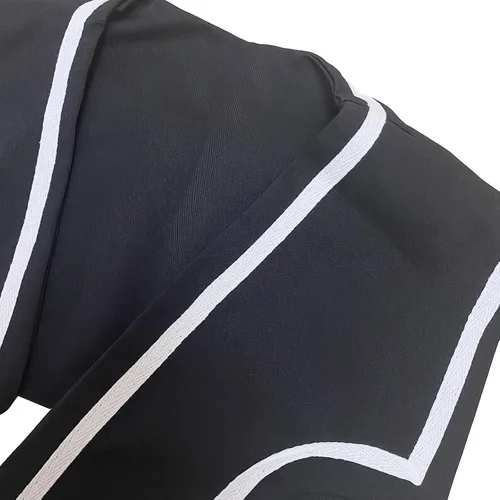 Vista 7 de Sailor Fake Collar for Women Cute False Collar for Girl,black white, width14.5 x22 height