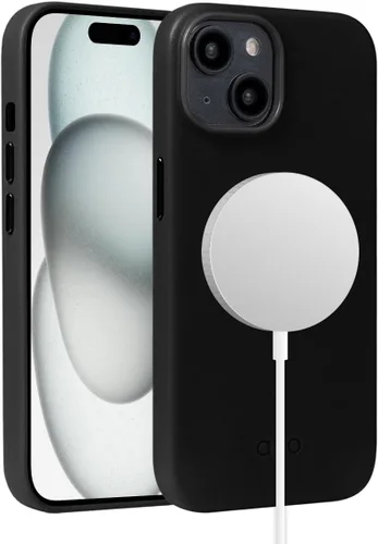 Vista 20 de alto Funda para teléfono compatible con iPhone 15 2023 y MagSafe, funda magnética de cuero italiano, funda protectora contra caídas de la serie Clop