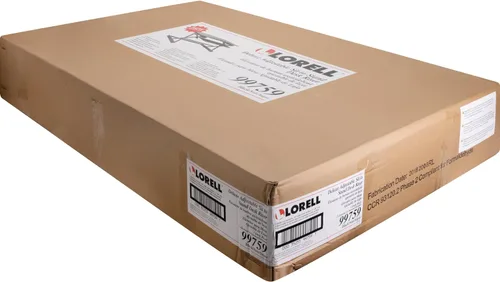 Vista 4 de Lorell soporte elevador para monitor, blanco LLR99901, Negro