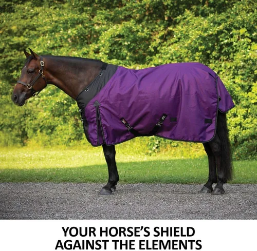 Vista 2 de STORM SHIELD Classic II Surcingle Manta de Volteo para Caballos Collar de Contorno Mantas para Caballos Impermeables de Invierno Durabilidad