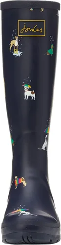 Vista 2 de Joules Welly Print - Perro arcoíris azul marino 6 B (M), Navy Rainbow Dog, 6