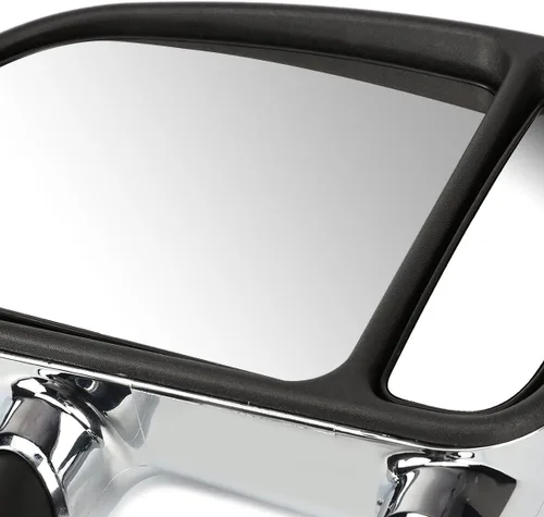 Vista 3 de DNA Motoring TWM-004-T222-CH - Par de espejos laterales telescópicos de ajuste manual compatibles con 99-07 F250 / F350 / F450 / F550 Super Duty