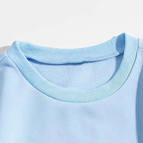 Vista 4 de Meladyan Sudadera de forro polar de manga larga con estampado de letras de Los Ángeles California para mujer