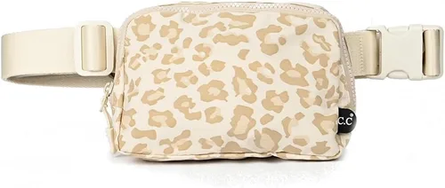 Vista 15 de C.C Bolsa de cintura para mujeres – Riñonera acolchada cruzada para el cuerpo con correa ajustable, idea de regalo de moda, Ajuste regular