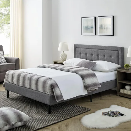 Vista 10 de Classic Brands Mornington - Base de cama y cabecera tapizadas