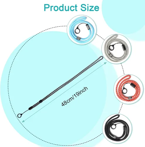 Vista 4 de Accesorios de diálisis peritoneal, 5 PCS PD Dialisys Holder Transfer Set PD catéter titular ajustable cuello cordón longitud seguro ostomía