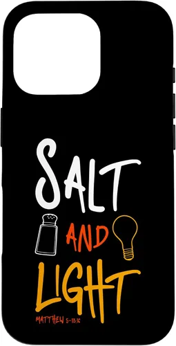 Vista 20 de iPhone 16 Salt of earth - light of the world Matthew 5:13 Case
