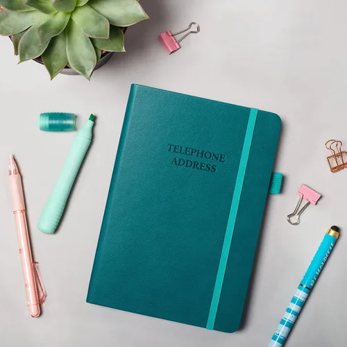 Vista 6 de Libreta de direcciones Legend Planner con pestañas alfabéticas – Libro de contactos telefónicos para números de teléfono, direcciones, contraseñas