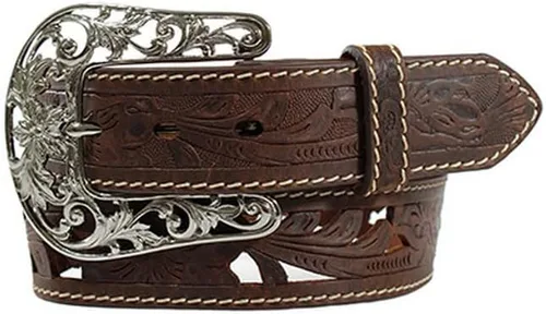 Vista 5 de Angel Ranch Cinturón de moda occidental para mujer marrón (aztec brown)
