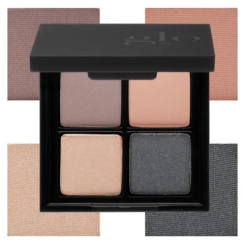 Vista 10 de Glo Skin Beauty Sombra de ojos Quad Cuatro tonos combinados por expertos para una declaración de ojos personalizada, (Bon Voyage)