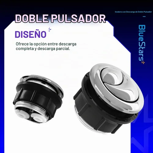 Vista 5 de BlueStars - Paquete de 2 roscas para inodoro (1.496 in)