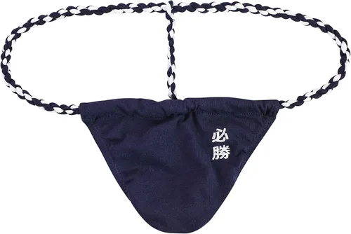 Vista 10 de Tangas de algodón con espalda en T para hombre Sumo G String Low Rise Bikini Briefs Ropa interior Negro