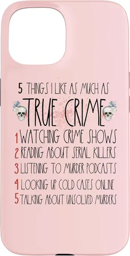 Vista 6 de Funda para iPhone 13 Pro Max Serial Killer I Like True Crime For Women True Crime Lover