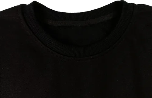 Vista 3 de Sudadera unisex casual de manga larga, anillo de motosierra, triángulo, cuello redondo, sudadera de algodón