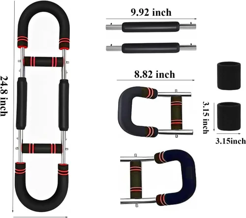 Vista 2 de Twister Arm Trainer ajustable 60-100lb pecho hombro antebrazo sistema de fuerza portátil de cuerpo completo equipo de entrenamiento para gimnasio
