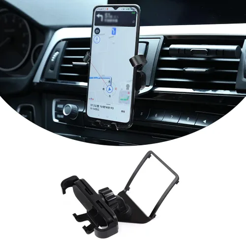 Vista 8 de Soporte de teléfono móvil para automóvil compatible con BMW 3 4 Series M3 M4 F30 F31 F32 F33 F34 F36 F80 F82 F83 Soporte giratorio de 360 grados