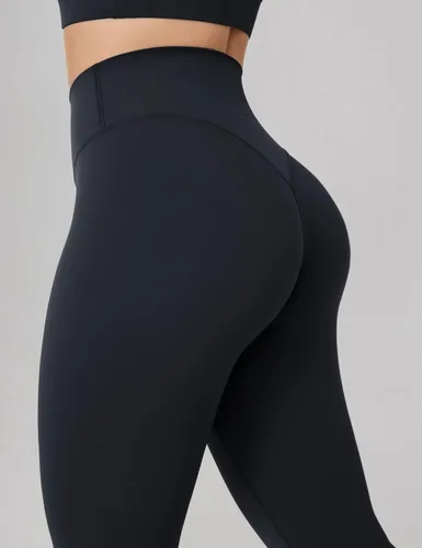Vista 3 de UNISSU Leggings de entrenamiento de cintura alta sin costura frontal para mujer, pantalones de yoga suaves para gimnasio, mallas atléticas - 25