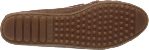 Vista 4 de Minnetonka Mocasines suaves de piel de ciervo para mujer, Negro