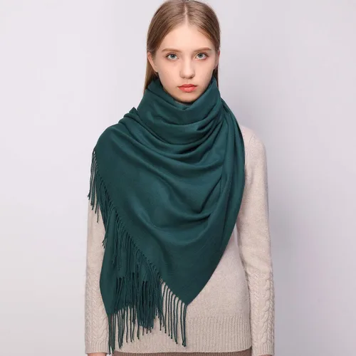 Vista 6 de RIIQIICHY - Bufanda y chal tipo pashmina para mujer, accesorio para vestido de noche, dama de honor, boda, novia, bufandas largas, grandes y cálidas