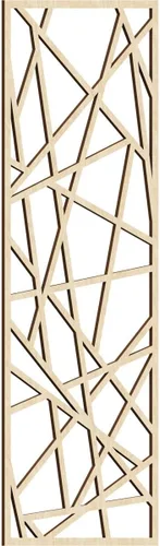 Vista 181 de Conway Paneles de pared decorativos de madera con calado, 9 3/8 pulgadas de ancho x 24 3/8 pulgadas de alto x 1/4 de alto, aliso