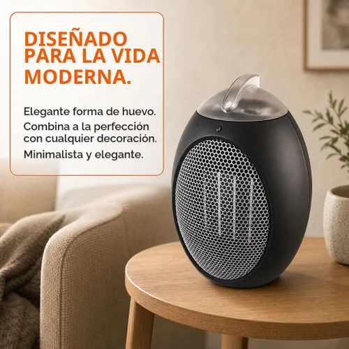 Vista 7 de Cozy Products, calentador compacto ESH Eco-Save 750-watt, ahorra dinero y energía
