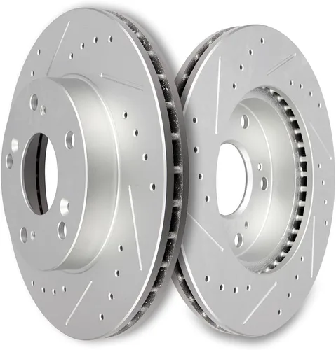 Vista 55 de SCITOO Rotores de freno traseros, 2 kits de frenos para Acura Integra 1990-2001, Honda Civic 1992-1995 1999-2000, para Civic del Sol 1993-1997, CRX