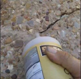 Vista 6 de Llenador de grietas de hormigón teñido - Sienna - Botella de 3 libras